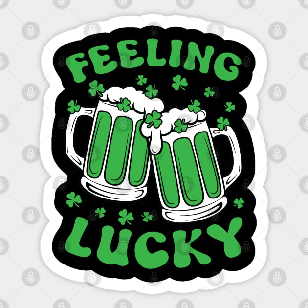 Lucky Vibes: Celebrate St. Patrick’s Day in Style Sticker by Steve